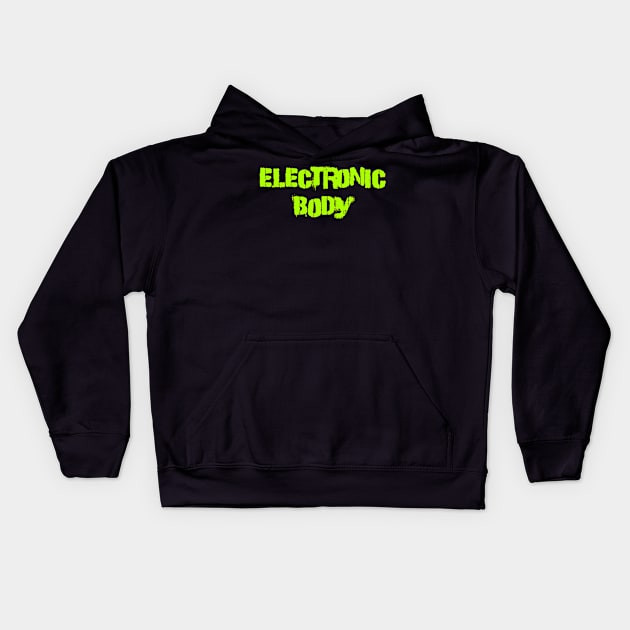 Electronic body Kids Hoodie by Erena Samohai